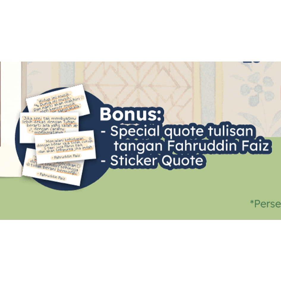 

[Pastel Books] (TIDAK DIJUAL) STIKER QUOTE - SO FILSAFAT SENI ISLAM