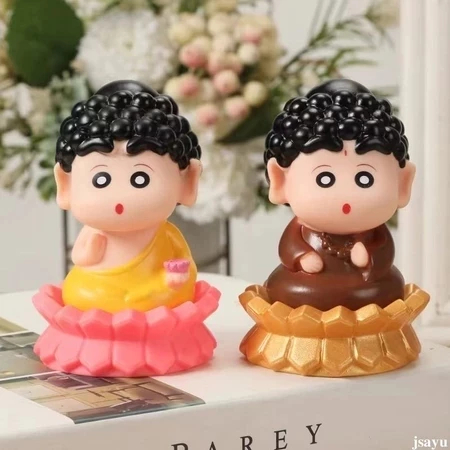 TOPPERCAKE51_MEDAN Crayon Shinchan Lord Buddha – Action Figure Lucu & Dekorasi Serbaguna
