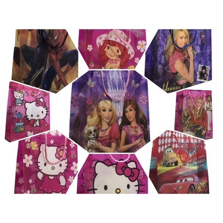 

PLASTIC BAG MOTIF - TAS PLASTIK KARAKTER / SHOPPING BAG HANNAH MONTANA