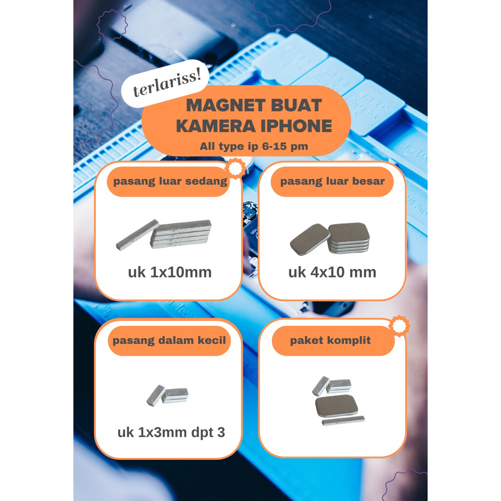 Magnet buat Kamera iPhone getar | goyang goyang | geser geser