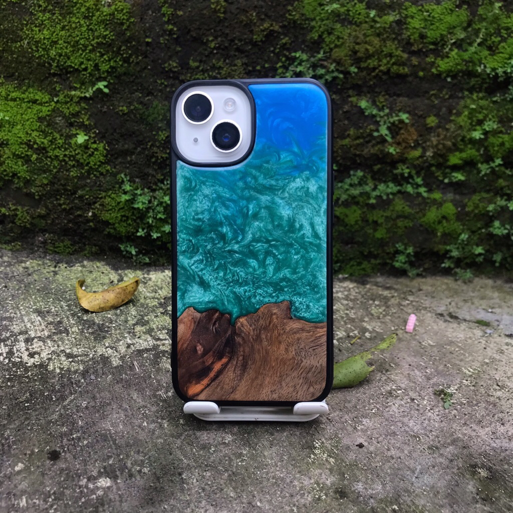 softcase Wood resin epoxy case limited case Custom