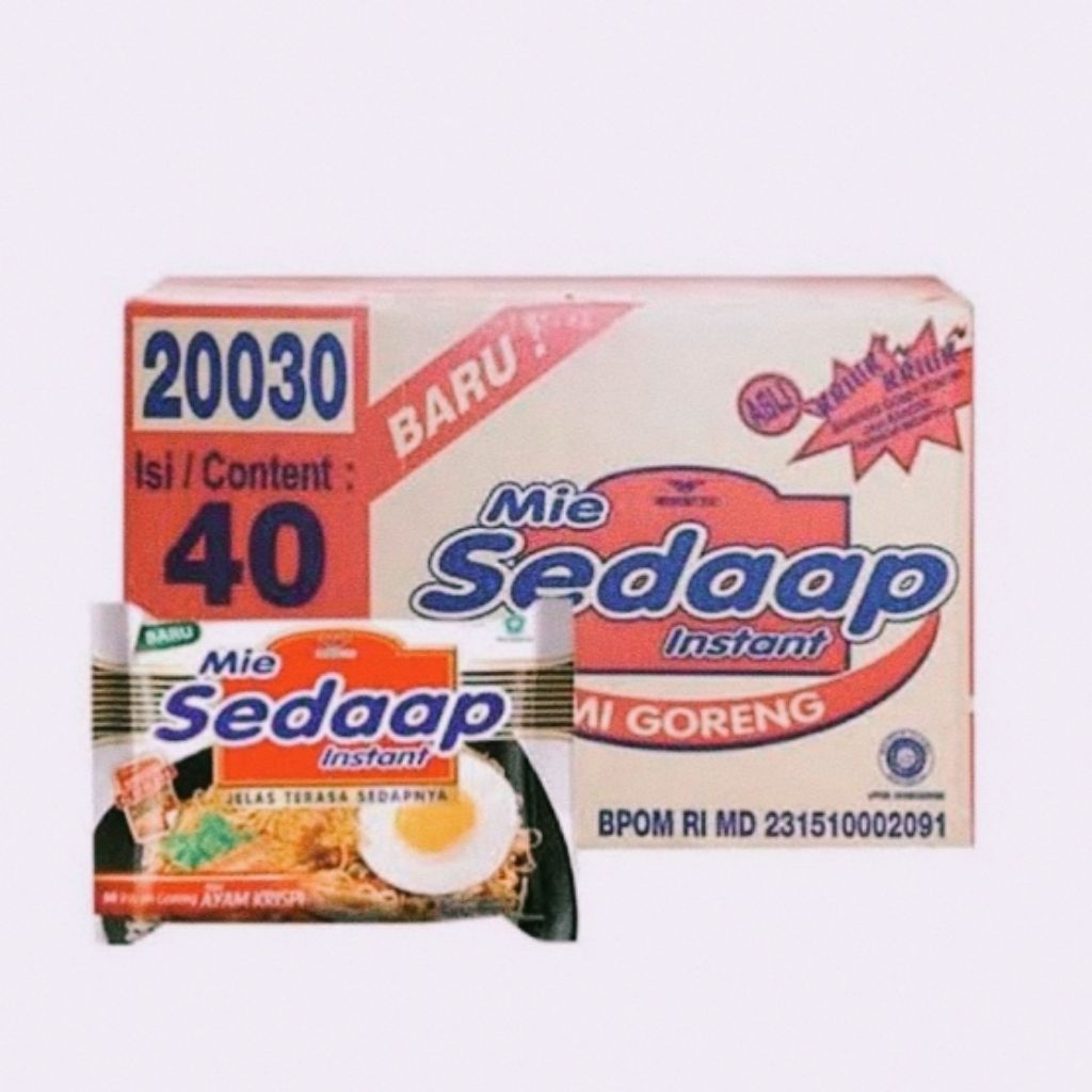 

Mie sedaap rasa ayam krispi