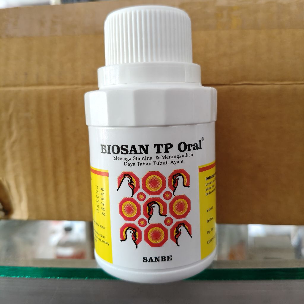 BIOSAN TP ORAL 100 ML - Menjaga stamina & Meningkatkan Stamina Daya Tahan Hewan Ternak