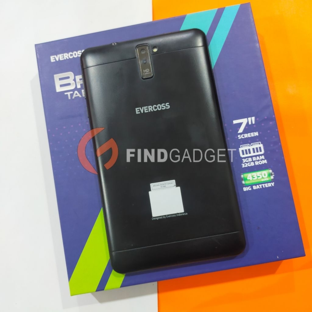 Evercoss X7 Bravo Tab 3/32 RAM 3 ROM 32 GB Second Bekas Pakai Garansi Resmi Indonesia