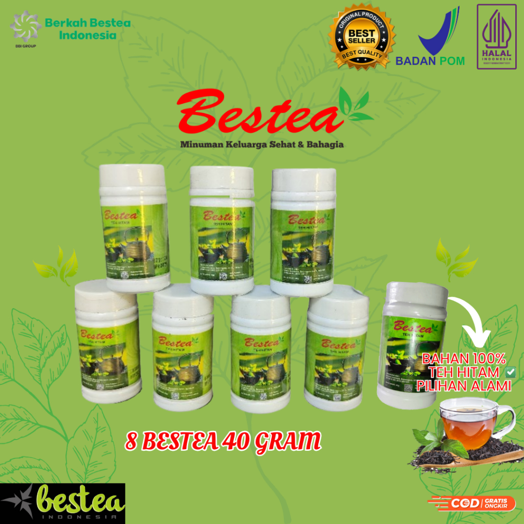 

Bestea Teh Hitam Premium 40gr 8Pcs Herbal Menurunkan Asam Urat Kolesterol Diabetes Darah Tinggi