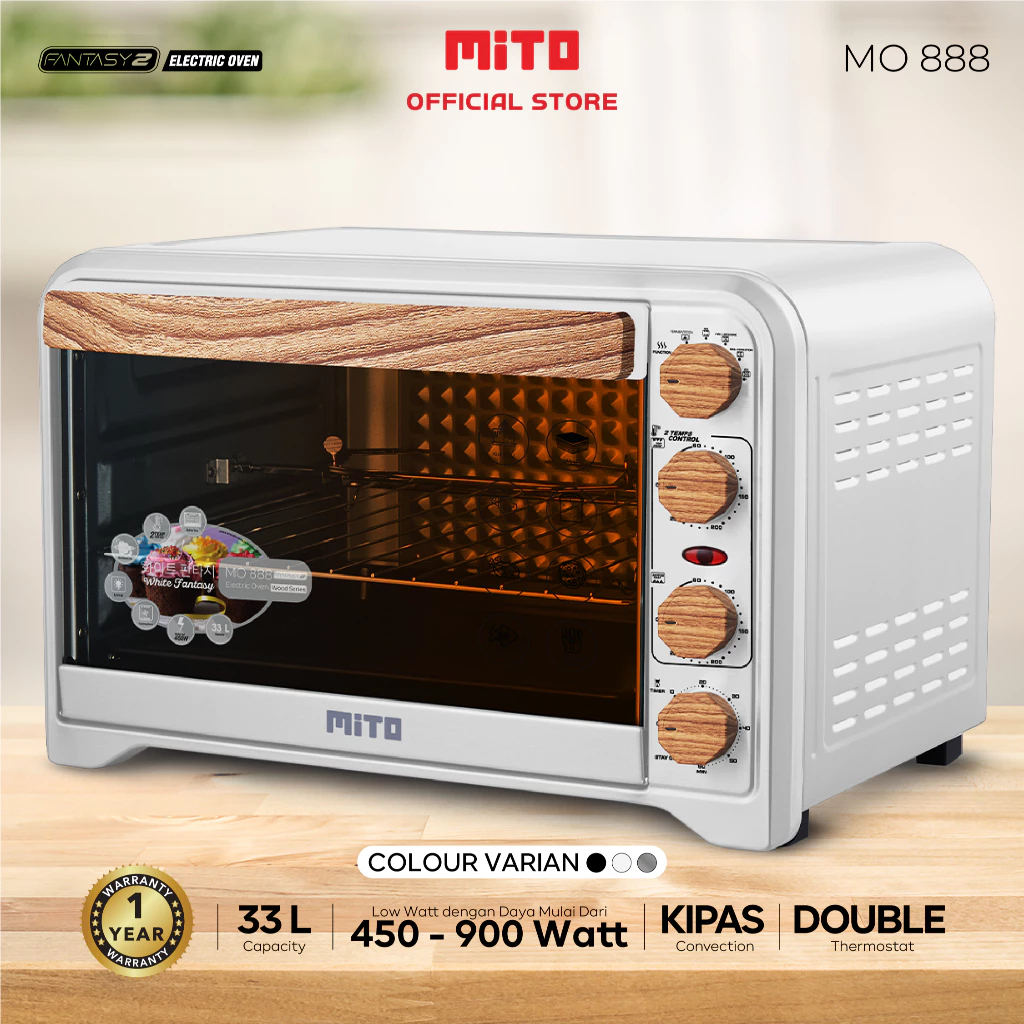 MITO MO 888 Fantasy 2 Oven Listrik Kapasitas 33 Liter