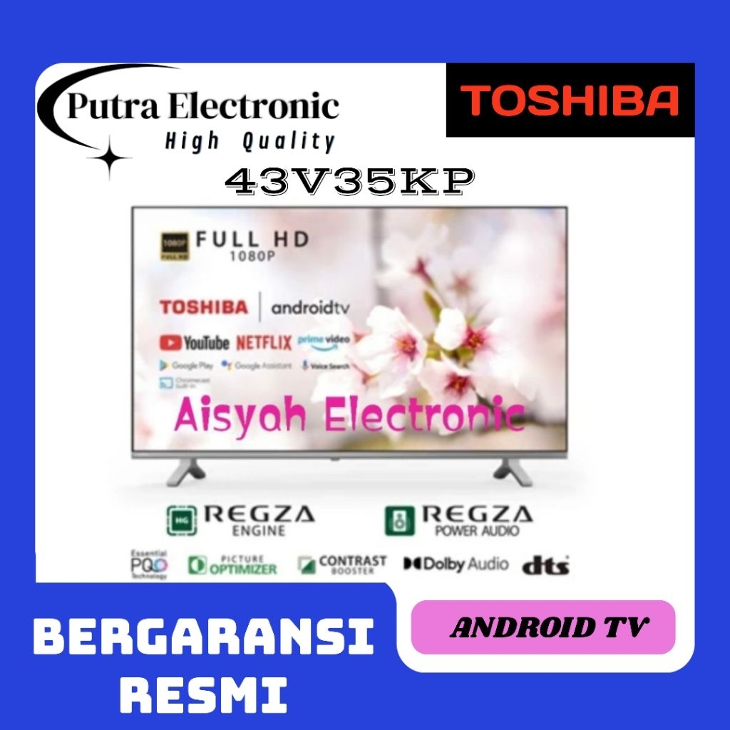 TOSHIBA ANDROID TV 43V35KP / 43V35 43 INCH