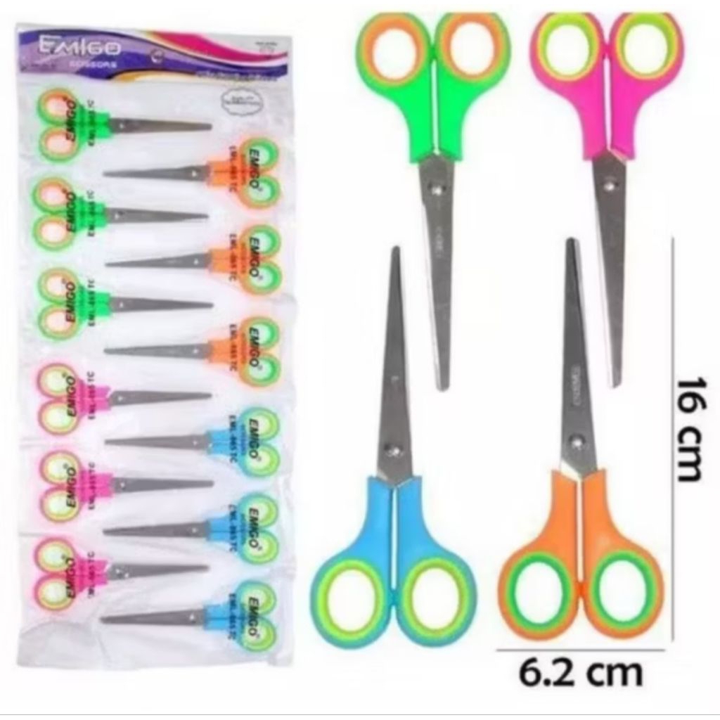 

(12pcs) Gunting kertas grosir/gunting boscoo/gunting kertas
