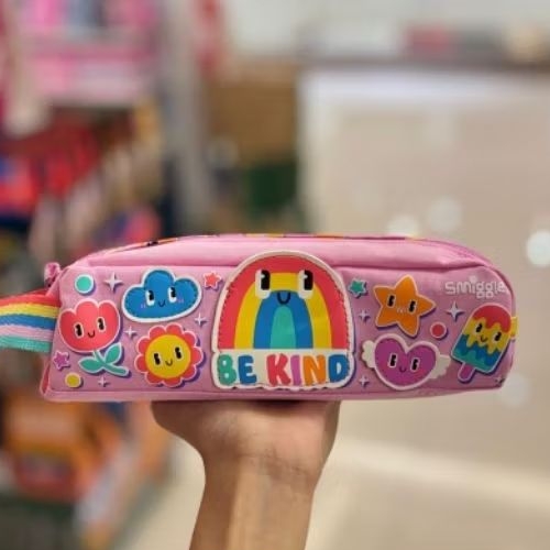 

ORIGINAL smiggle pencil case satuan new original boys girls dino traktor truck baru asli rainbow pink pelangi lion singa buaya crocodile