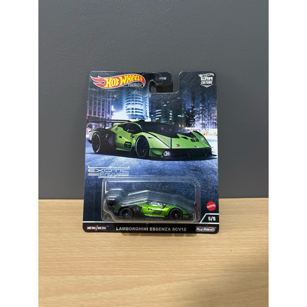 hot wheels lamborghini essenza scv12 exotic envy