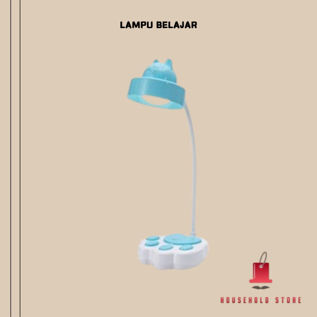 Lampu Meja Belajar Karakter USB Charger Portable LED 1925