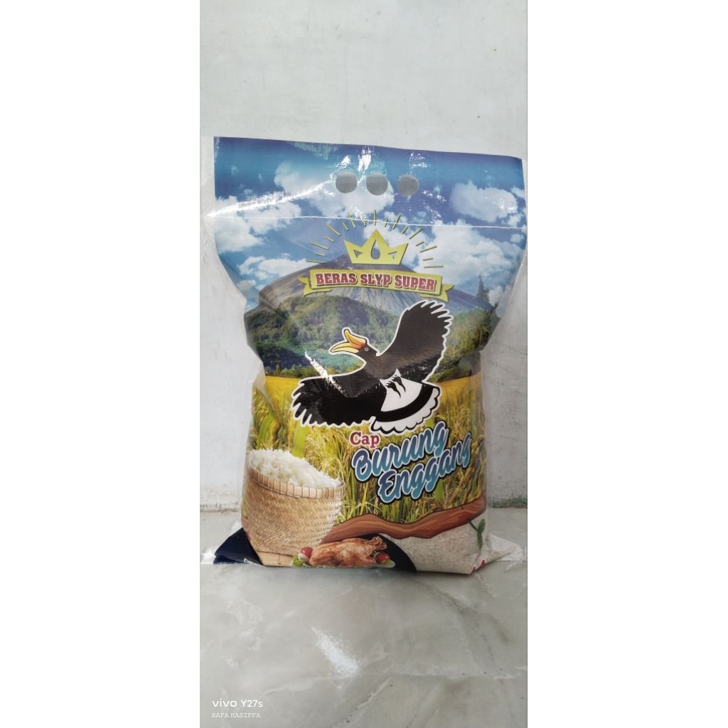

Beras cap burung enggang 5kg/beras murah surabaya