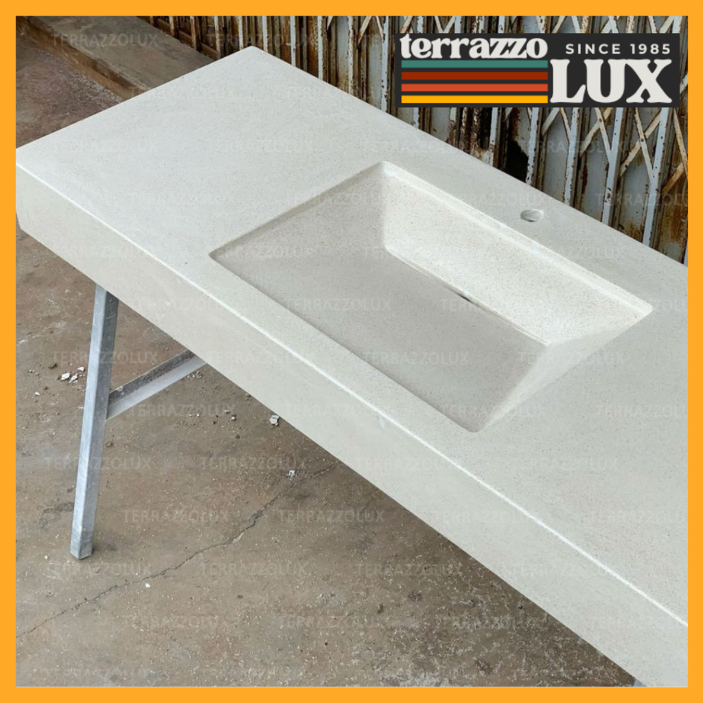Wastafel Teraso Terrazzo Top Table Custom