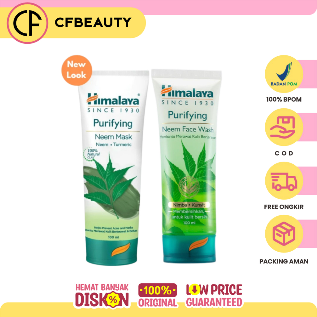 HIMALAYA PURIFYING NEEM MASK, HIMALAYA PURIFYING NEEM FACIAL WASH, HIMALAYA NEEM SCRUB