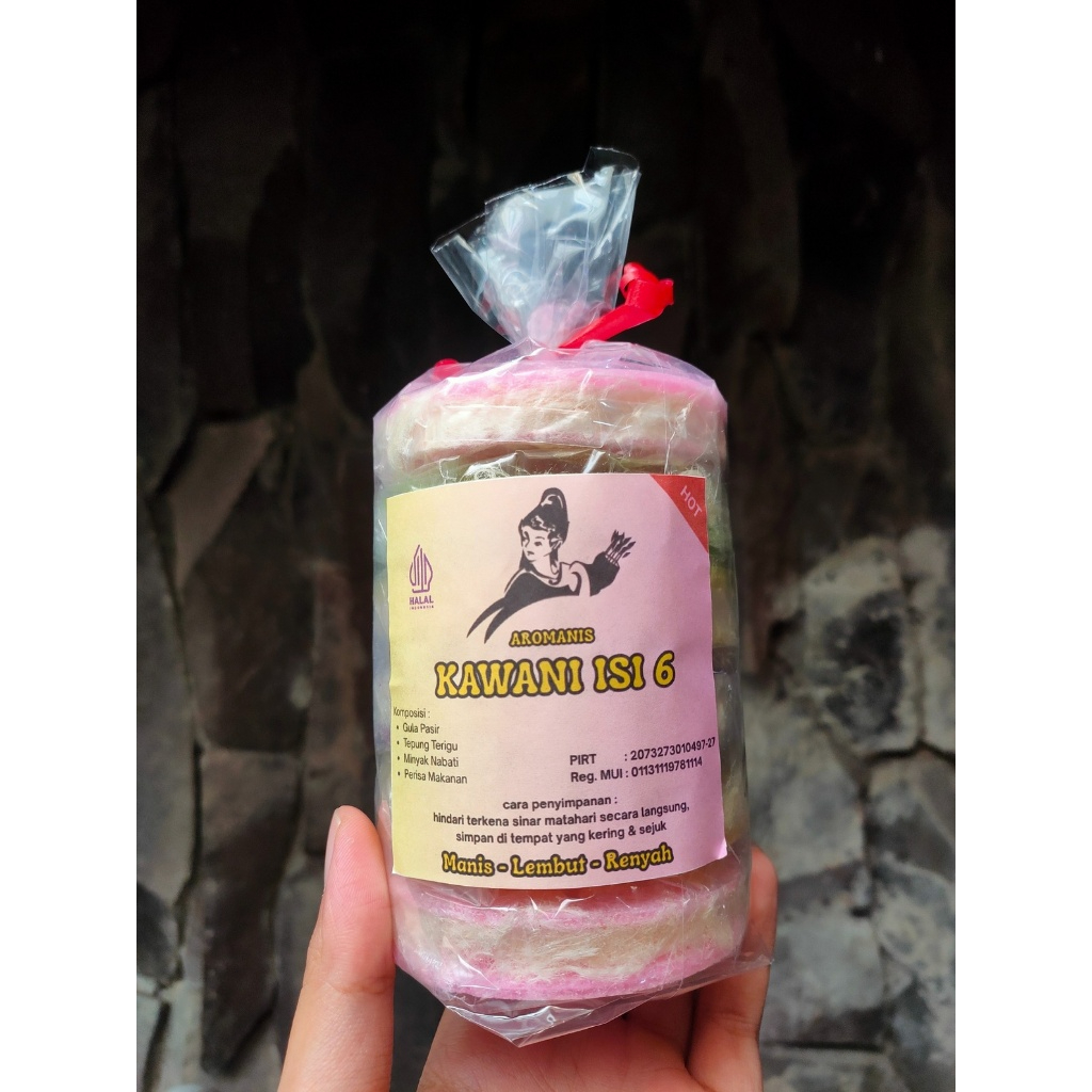 

Aromanis Rambut Nenek Kawani Murah Isi 6 Keping Manis, Lembut, Renyah 80gr