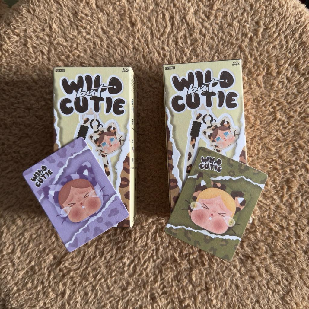 [READY] strap phone charm selected wbc camo neon ungu hijau green cutie crybaby cry baby wild but cu
