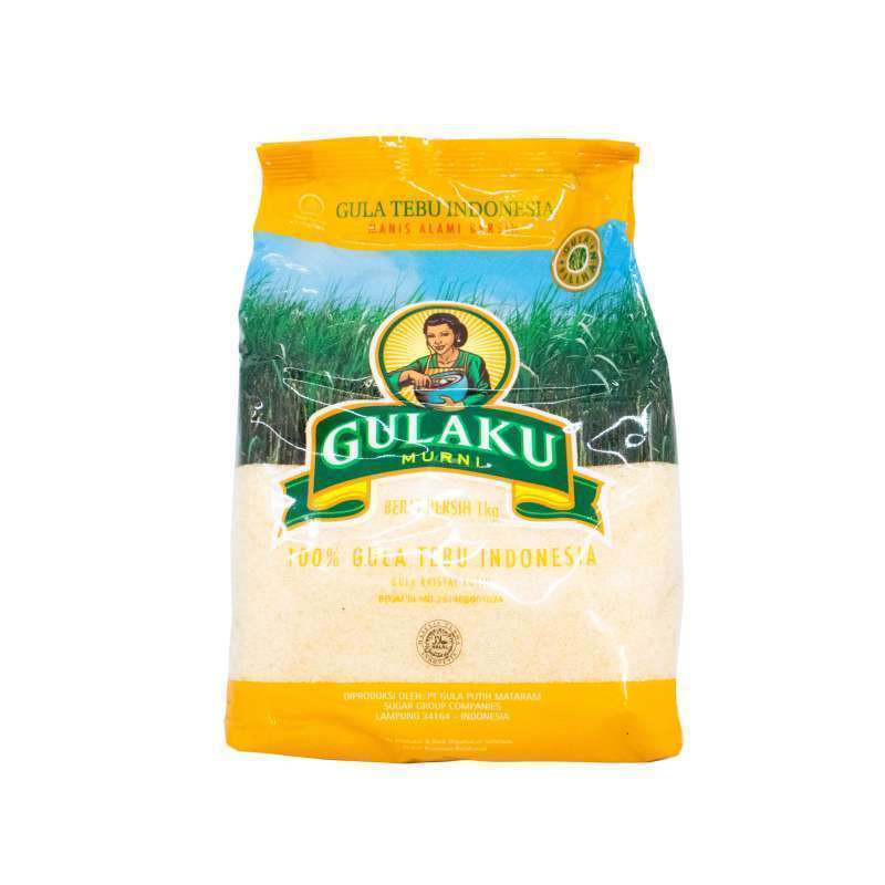 

Gula Pasir 1kg Merk Gulaku / Gulaku Kuning / Gula Promo / Gula Murah / Gula Pasir / Gula