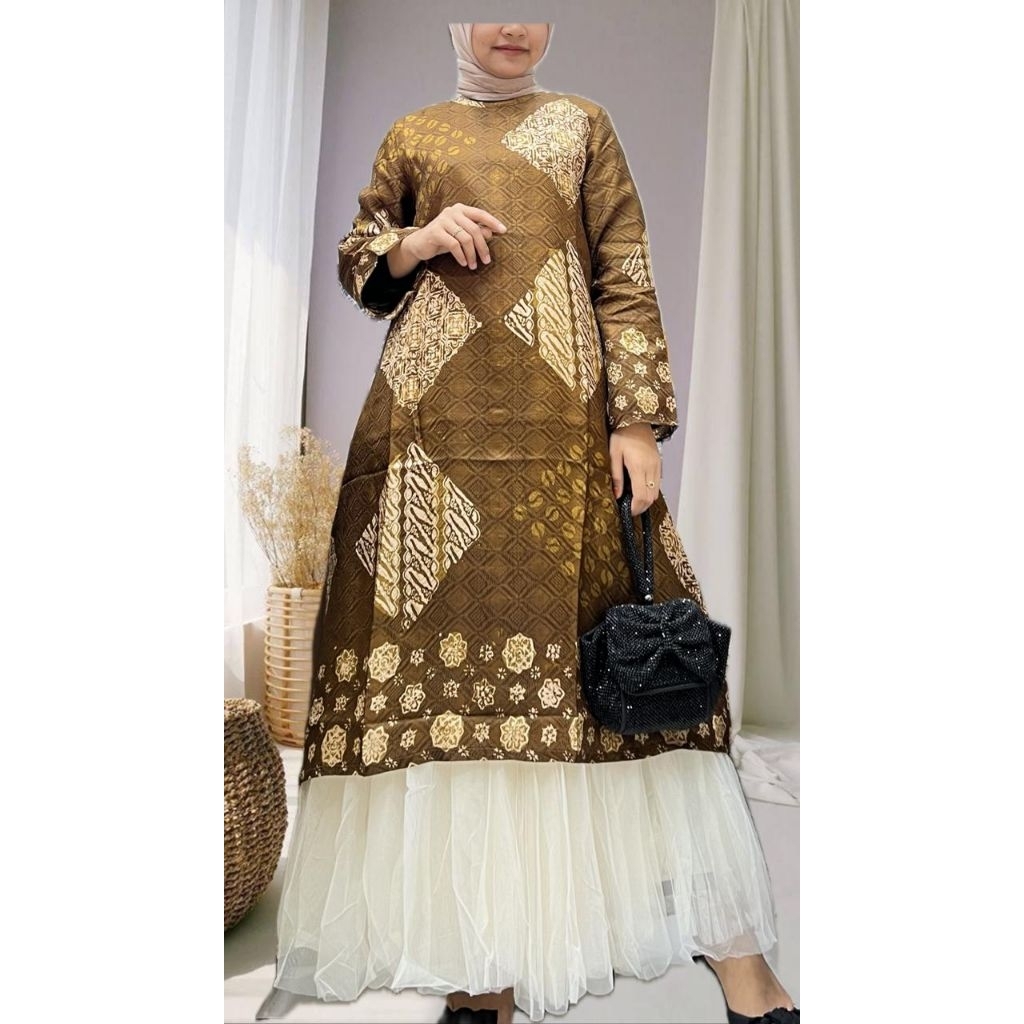 Tunik batik Dobby premium by alya