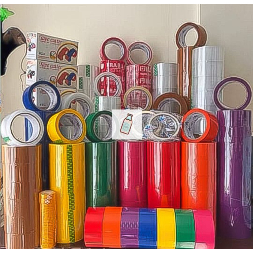 

Lakban Warna Warni 1 dus isi 72 pcs 2 inch OPP tape