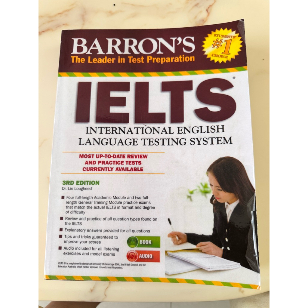 Barron’s IELTS Preparation Book Third edition