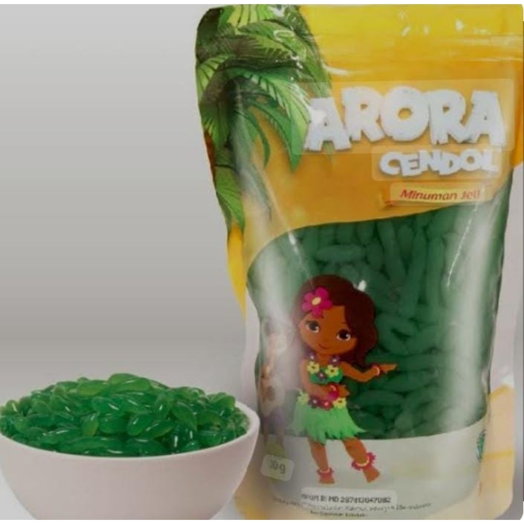 

ARORA CENDOL 500gr topping minuman jeli jelly kecebong