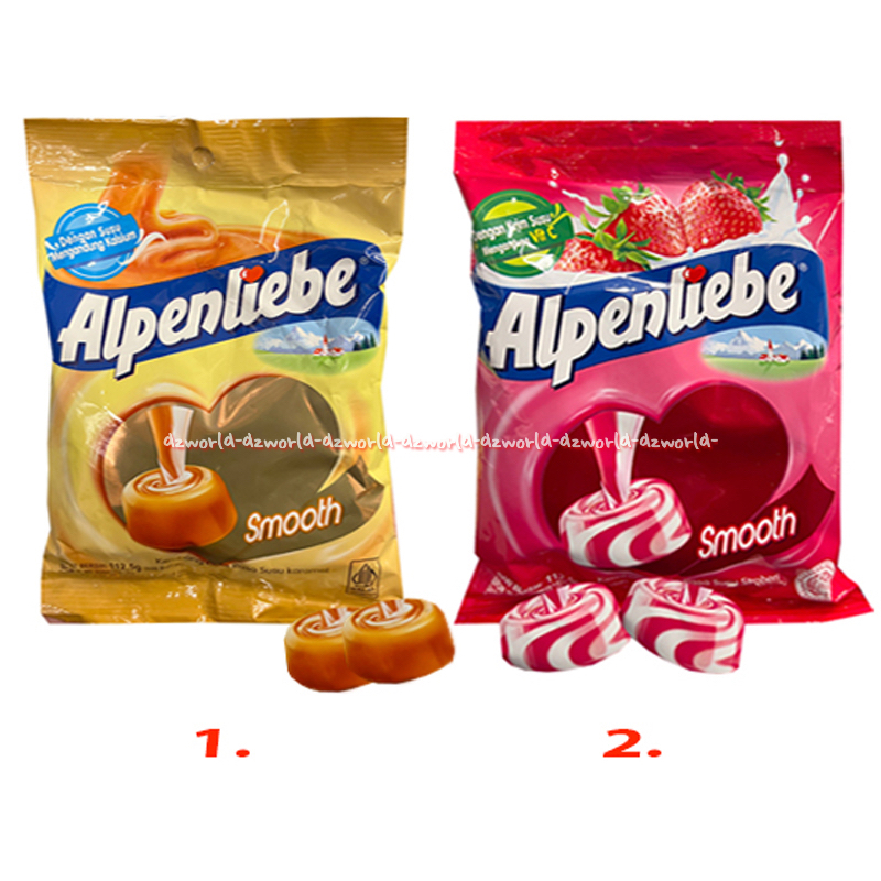 

Alpenliebe 112gr Smooth & Creamy Strawberry Candy Permen Susu Caramel Stroberi Alpenlibel Alpen Liebe Alpen libel Karamel