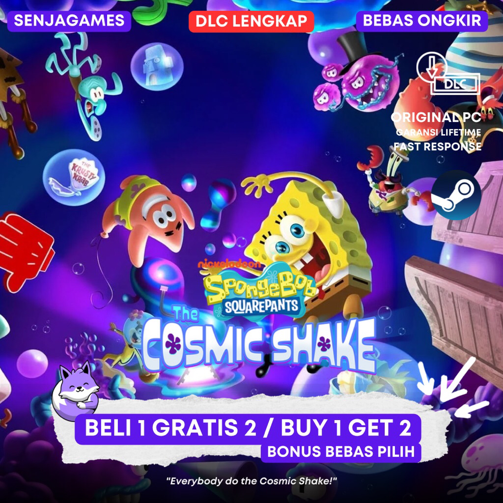 Spongebob Squarepants The Cosmic Shake Original Game PC