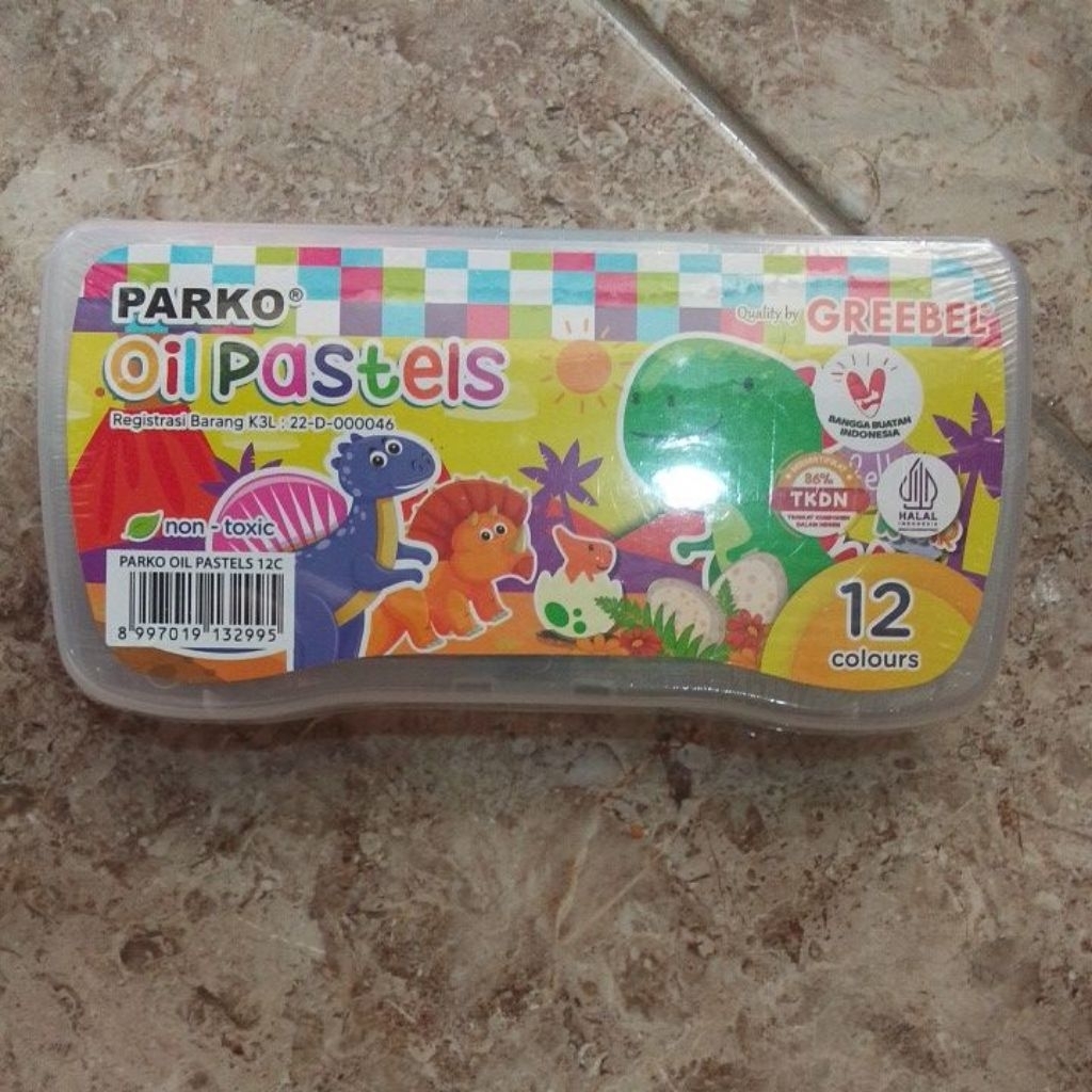 

Parko oil pastel 12warna