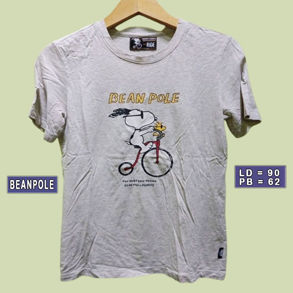 Kaos Oblong Pria Wanita BEANPOLE, Kaos Lengan Pendek - T-Shirt Women Men - Unisex T-Shirt