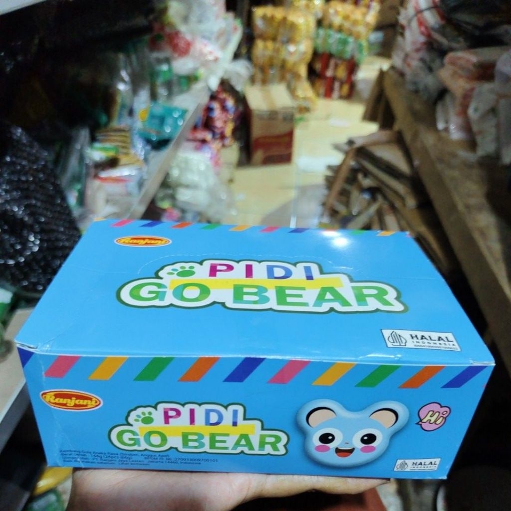 

PERMEN PIDI GO BEAR RANJANI ISI 24PCS
