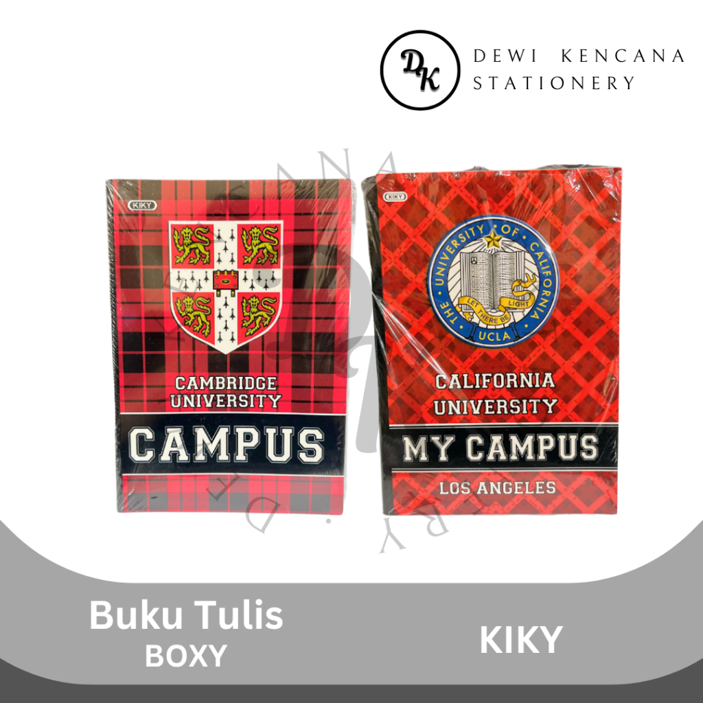 

KIKY Buku Tulis Boxy Campus 1 Pak isi 10 Buku