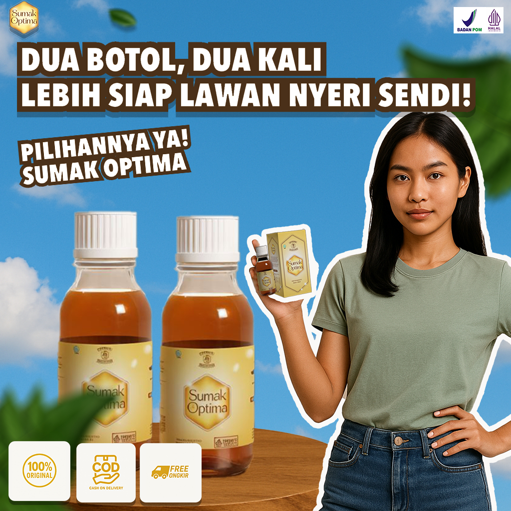 SUMAK HEMAT 2 BOX – Madu Herbal Alami Bantu Redakan Nyeri Sendi, Cedera, Radang, Asam Urat