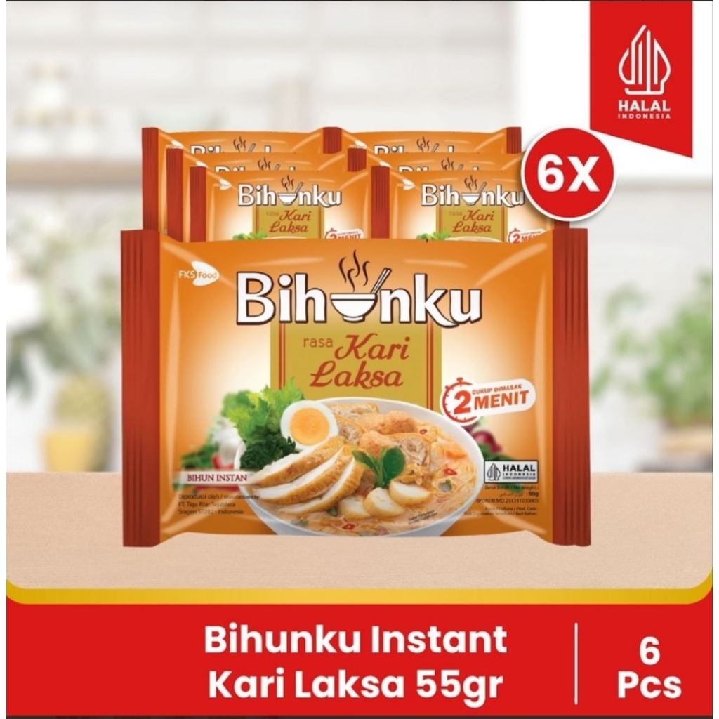 

Paket Bundling - Bihunku Instan - Kari Laksa - 55gr - 6pcs