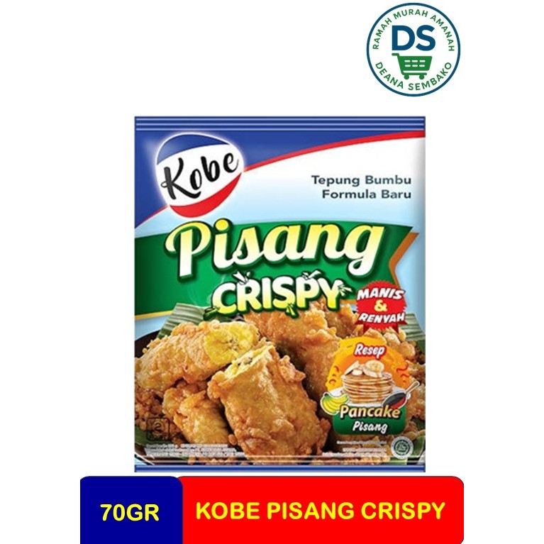 

KOBE TEPUNG PISANG CRISPY 70GR PCS