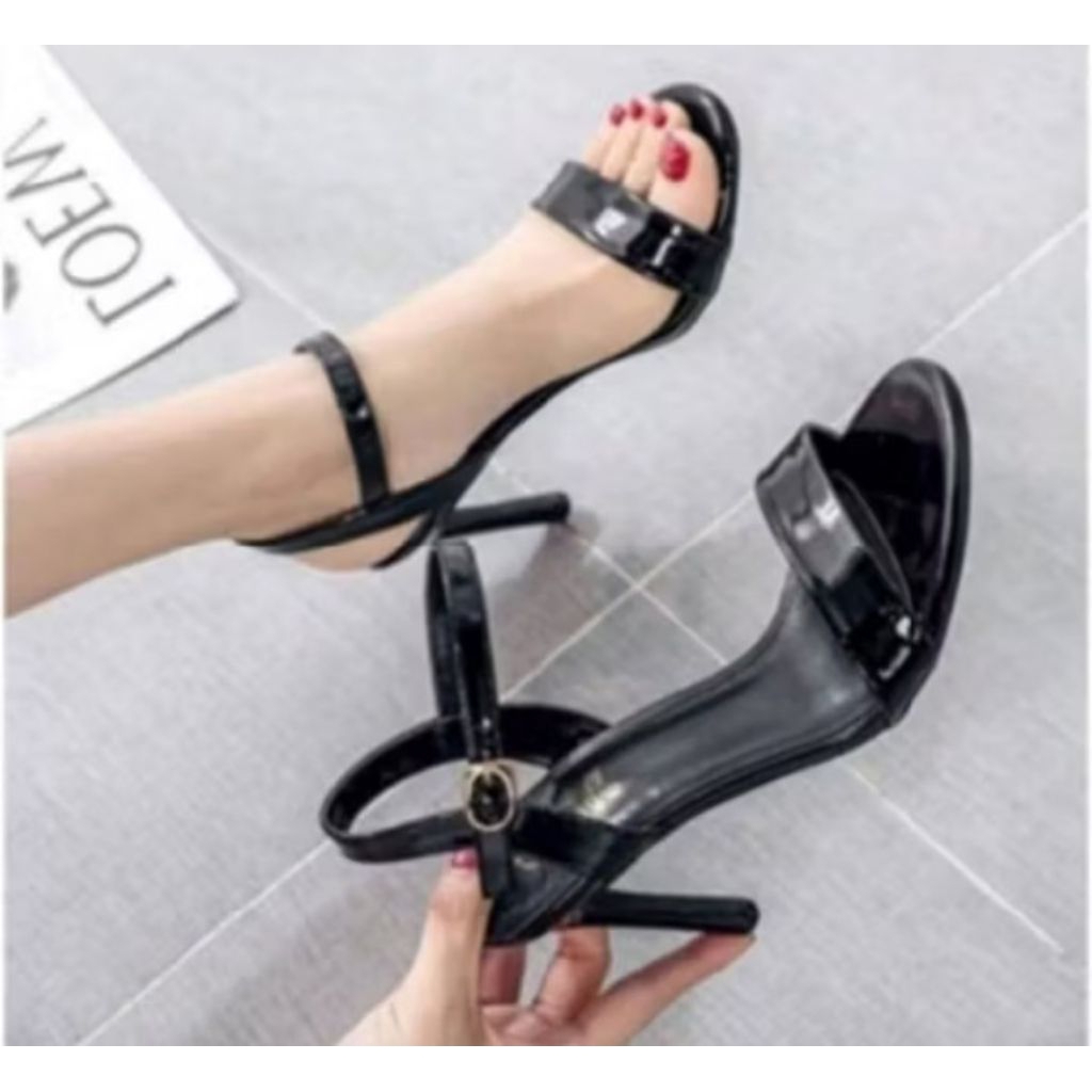 Heals Sandal Kondangan Hak Tahu Wani Sandal Heels Wanita Haihils Hak Tinggi Casual Heels Wanita High