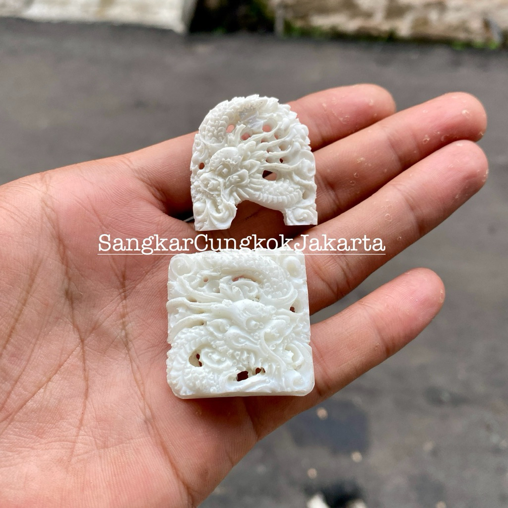 Aksesoris Pintu Ukir Set Atas Bawah Sangkar Cungkok Pleci Bahan Resin