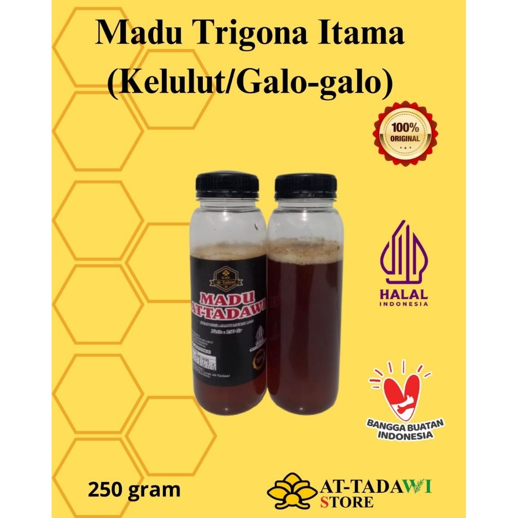 

MADU TRIGONA ITAMA (KELULUT/GALO-GALO - madu ternak murni dari kelulut/galo-galo - 250 gr