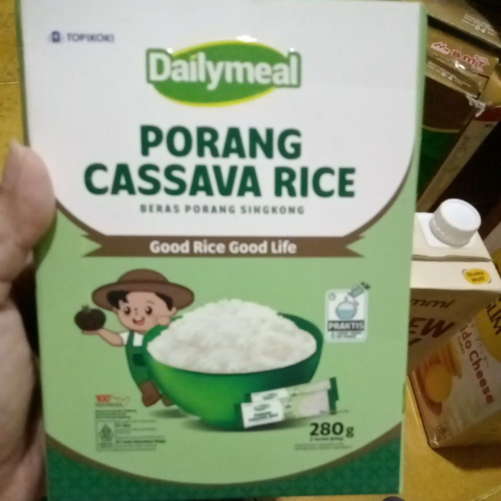 

Daily Meal, Porang Cassava Rice, Beras Porang Singkong, 280g