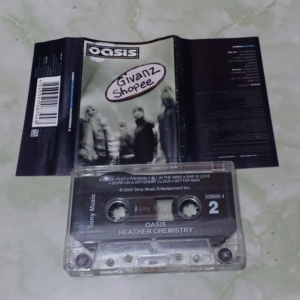 kaset pita OASIS Heathen chemistry