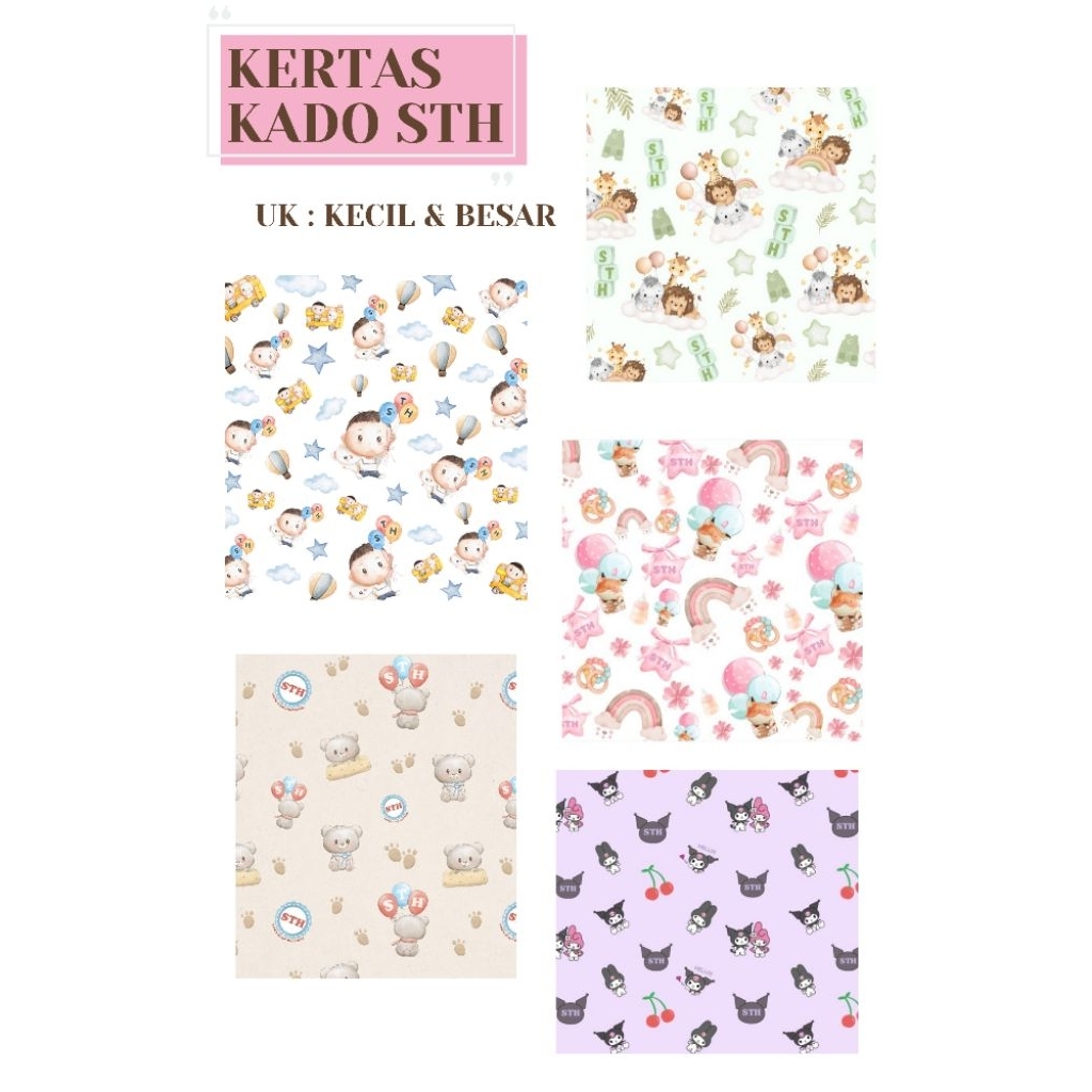 

Kertas Kado / Tambahan Kertas kado