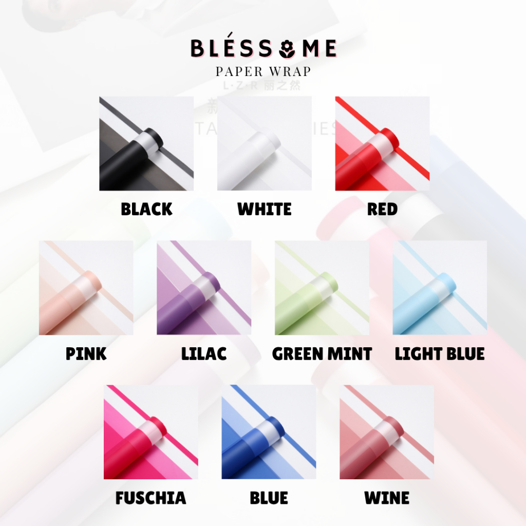 

(20 LEMBAR) Flower Wrapping Paper Pure Frame / Transparent Border / List Transparant Doff Matte / Double Border Kertas Buket Bunga Florist Cellophane Pembungkus Kertas Hand Bouquet