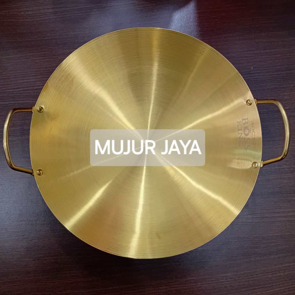 Kuali Stainless Warna Emas - 30cm