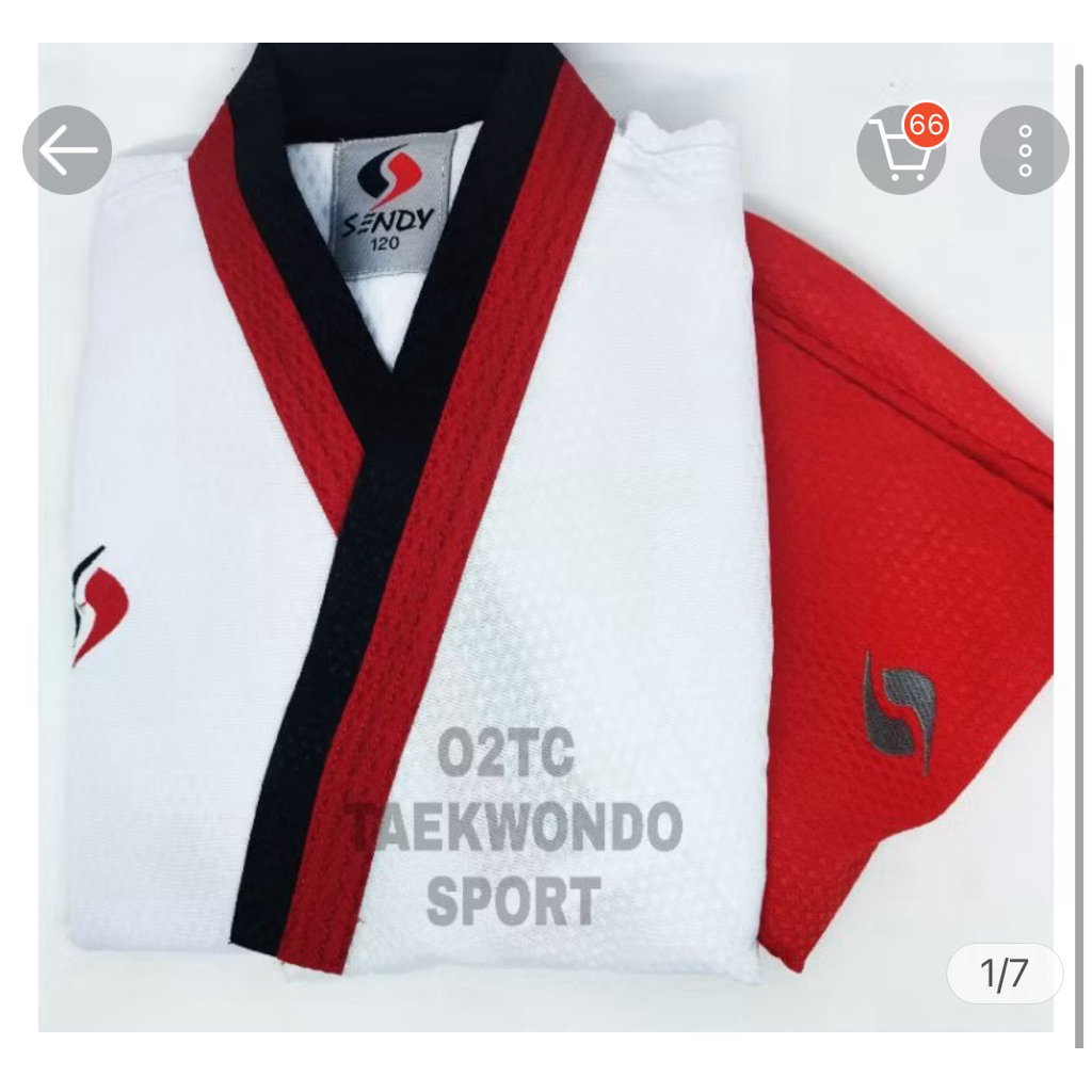preloved dobok pomsae sendy putri ukuran 140