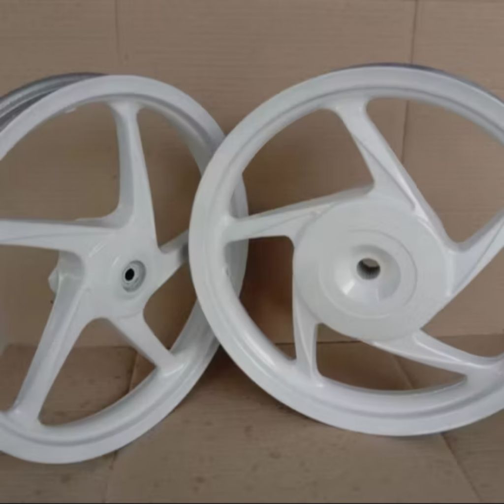 velg/pelek 1set depan belakang motor honda beat 2014-2016 warna putih original cabutan (second)