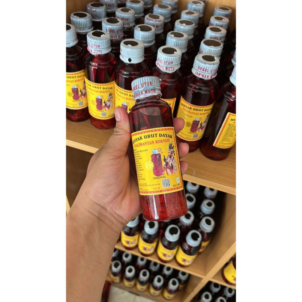 minyak urut dayak perisai borneo