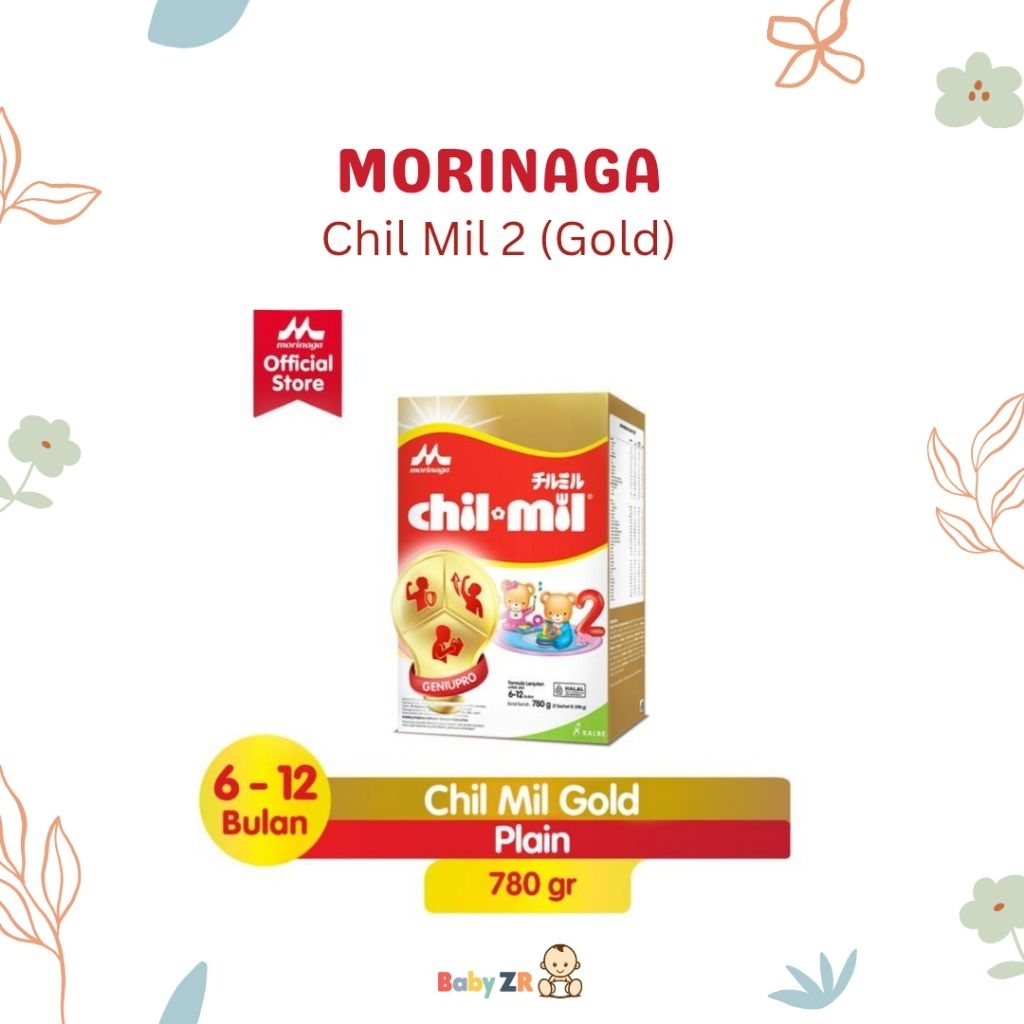 

Morinaga Chil Mil Gold Geniupro - Susu Formula Bayi Untuk Usia ( 6-12bln) 780g
