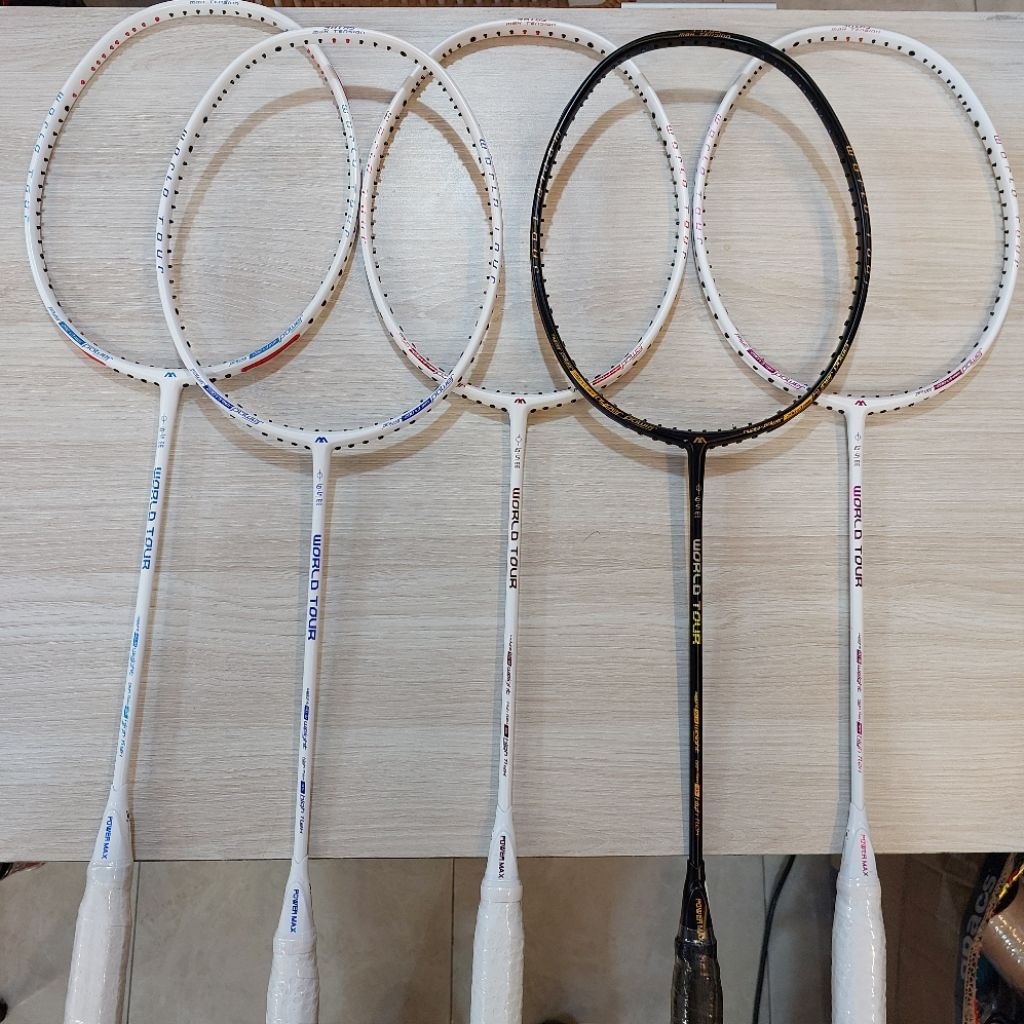RAKET BADMINTON POWER MAX SERIES WORLD TOUR 100% ORIGINAL