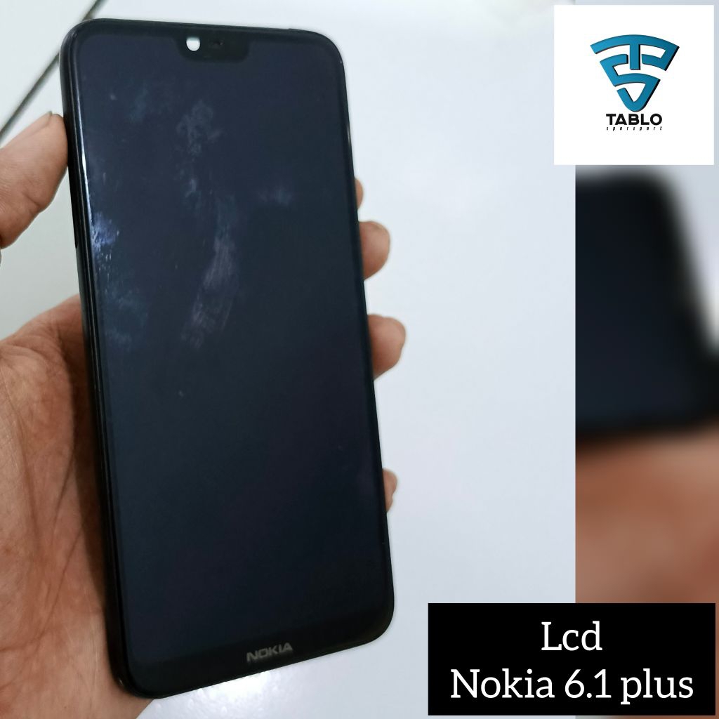 LCD touchscreen frame NOKIA 6.1 Plus original copotan hp