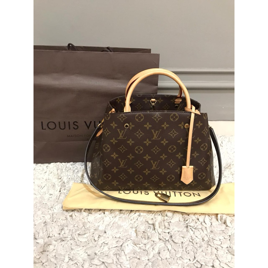 PRELOVED LV MONOGRAM MONTAIGNE MM AUTHENTIC