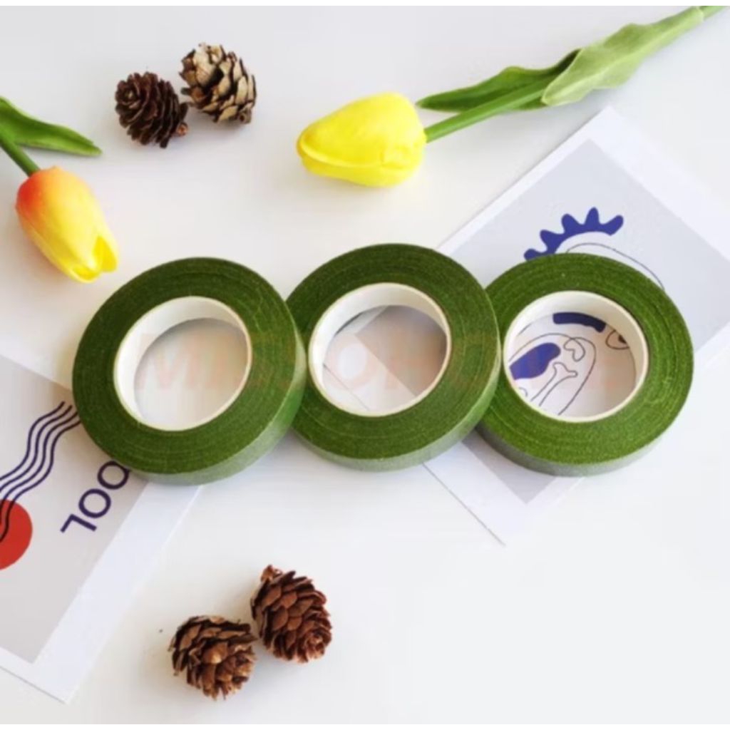 

Floral Tape / Flower Tape / Selotip Daun 10 dan 20 yard